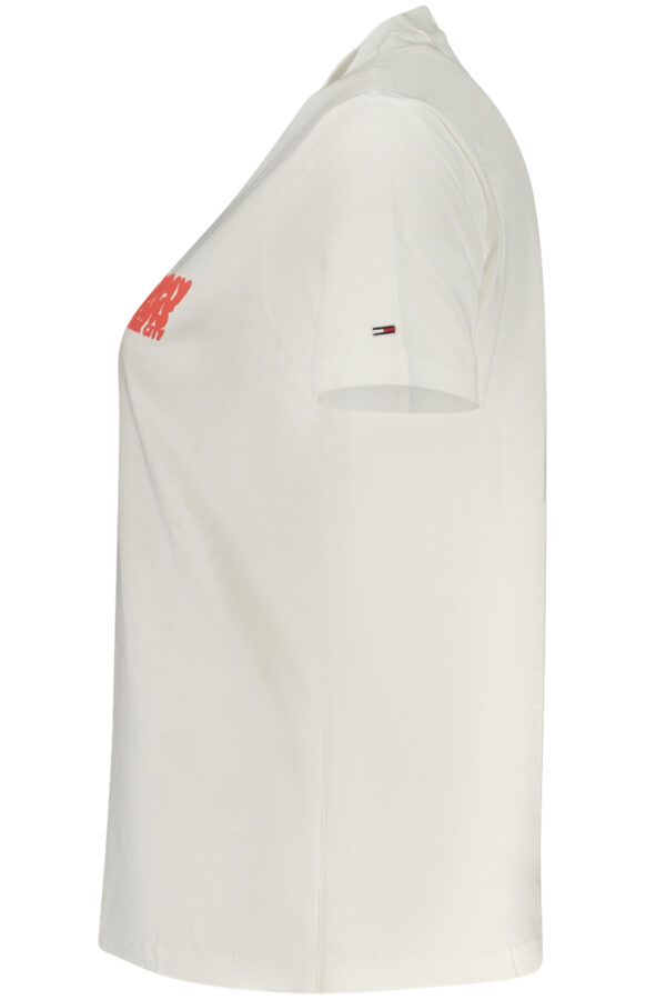 TOMMY HILFIGER T-SHIRT MANICHE CORTE DONNA BEIGE - immagine 3