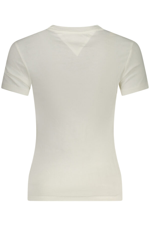 TOMMY HILFIGER T-SHIRT MANICHE CORTE DONNA BIANCO - immagine 2