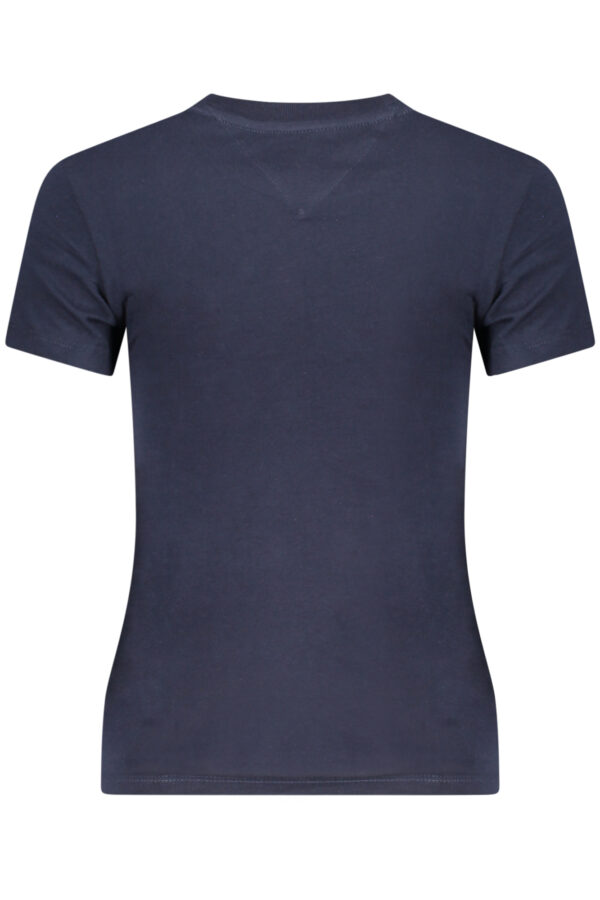 TOMMY HILFIGER T-SHIRT MANICHE CORTE DONNA BLU - immagine 2