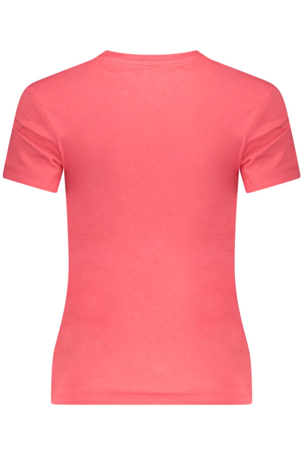 TOMMY HILFIGER T-SHIRT MANICHE CORTE DONNA ROSA - immagine 2