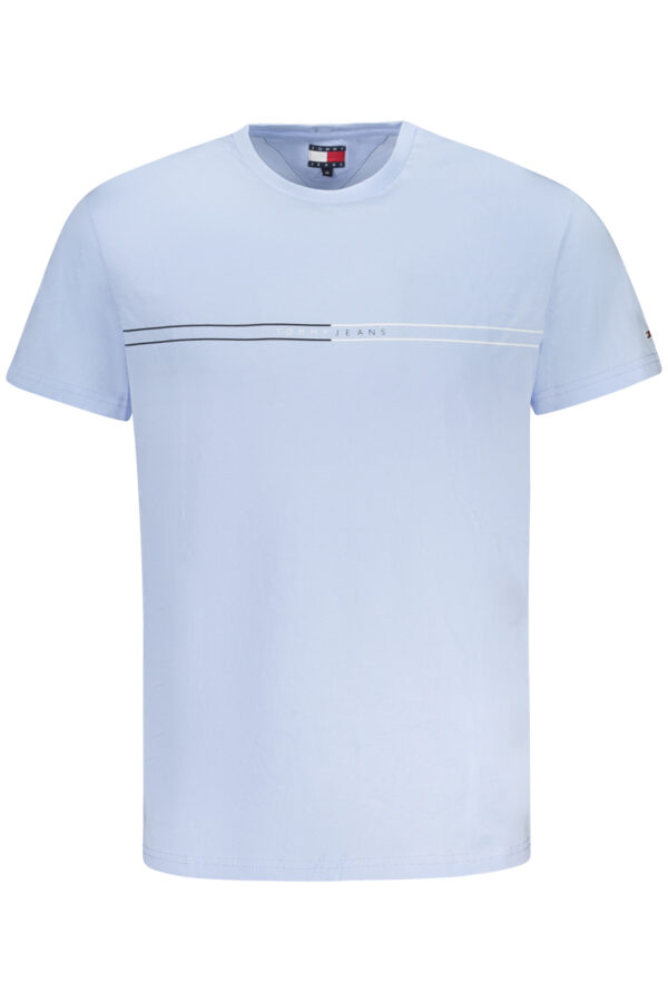 TOMMY HILFIGER T-SHIRT MANICHE CORTE UOMO AZZURRO