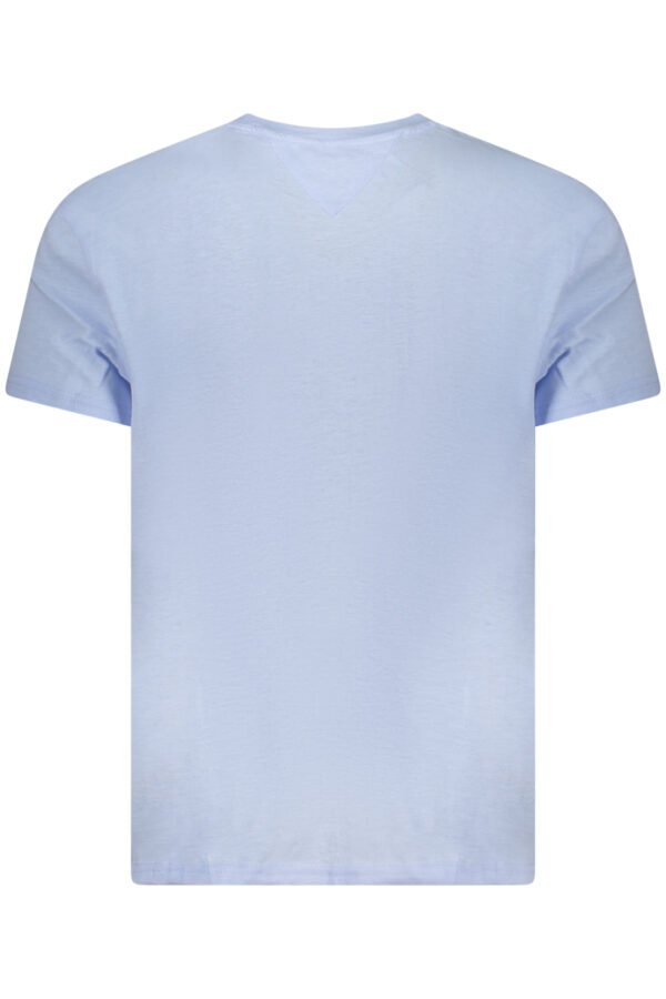 TOMMY HILFIGER T-SHIRT MANICHE CORTE UOMO AZZURRO - immagine 2