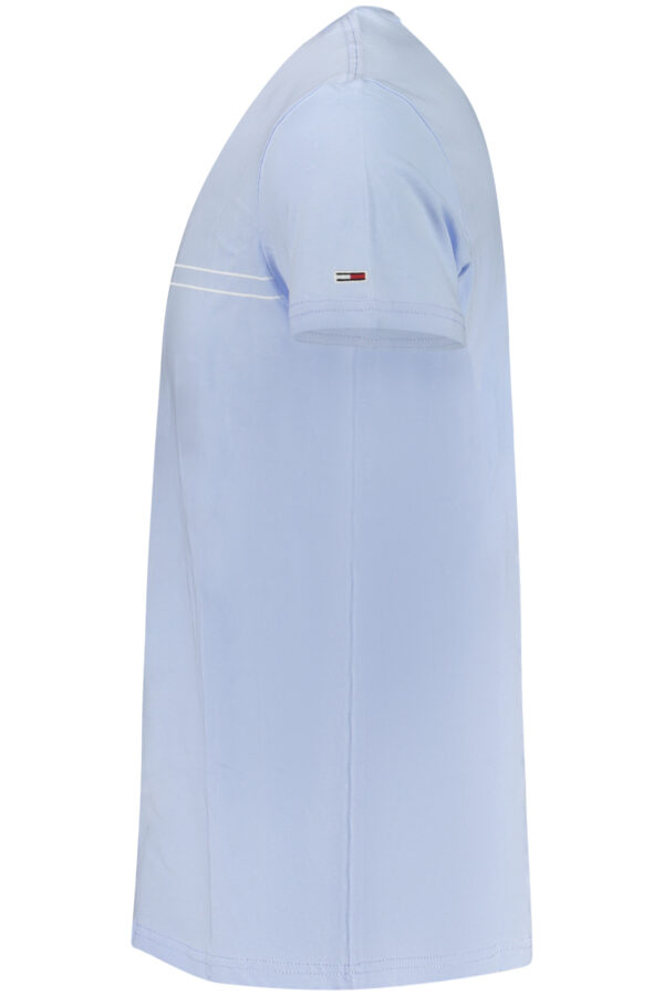 TOMMY HILFIGER T-SHIRT MANICHE CORTE UOMO AZZURRO - immagine 3