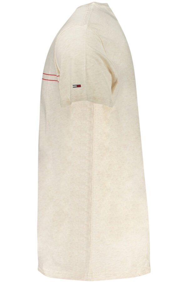 TOMMY HILFIGER T-SHIRT MANICHE CORTE UOMO BEIGE - immagine 3