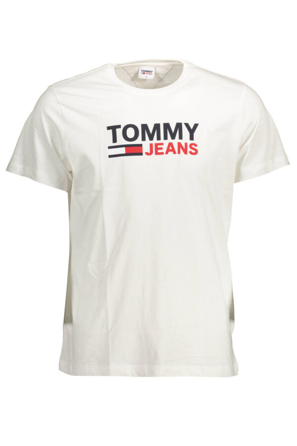 TOMMY HILFIGER T-SHIRT MANICHE CORTE UOMO BIANCO