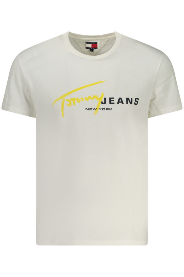 TOMMY HILFIGER T-SHIRT MANICHE CORTE UOMO BIANCO
