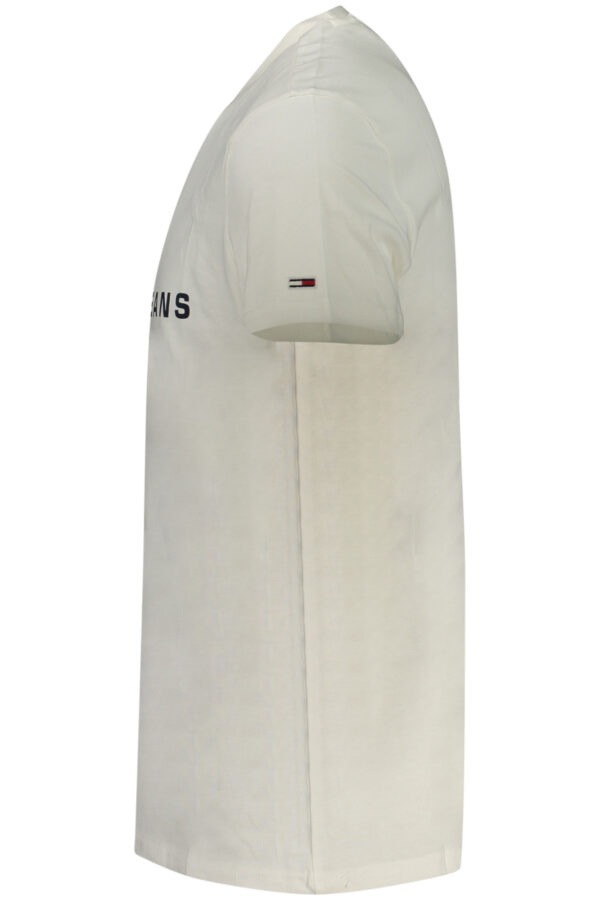 TOMMY HILFIGER T-SHIRT MANICHE CORTE UOMO BIANCO - immagine 3