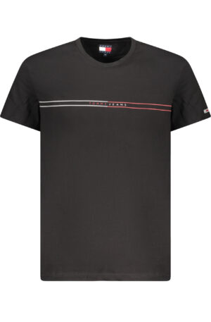 TOMMY HILFIGER T-SHIRT MANICHE CORTE UOMO NERO