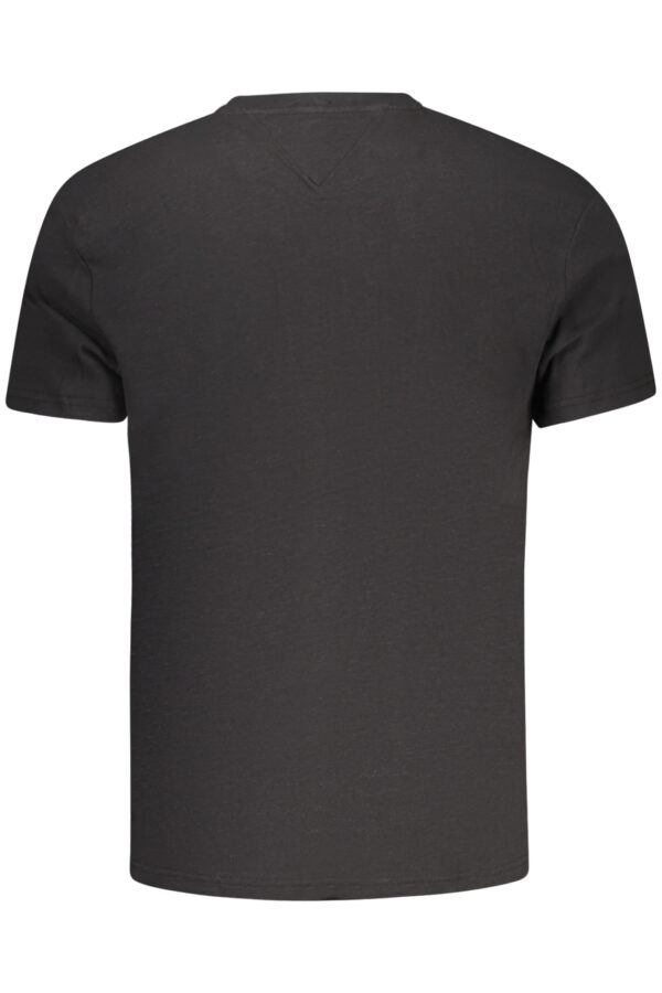 TOMMY HILFIGER T-SHIRT MANICHE CORTE UOMO NERO - immagine 2