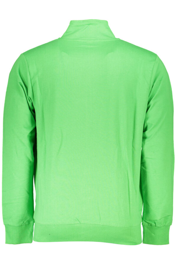 U.S. GRAND POLO FELPA CON ZIP UOMO VERDE - immagine 2