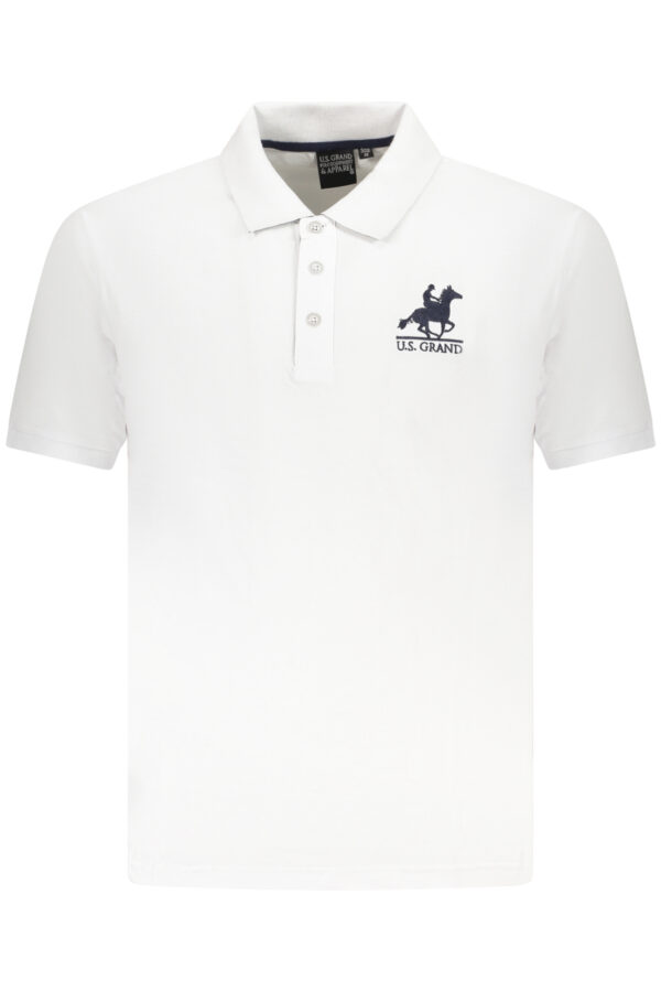 U.S. GRAND POLO POLO MANICHE CORTE UOMO BIANCO