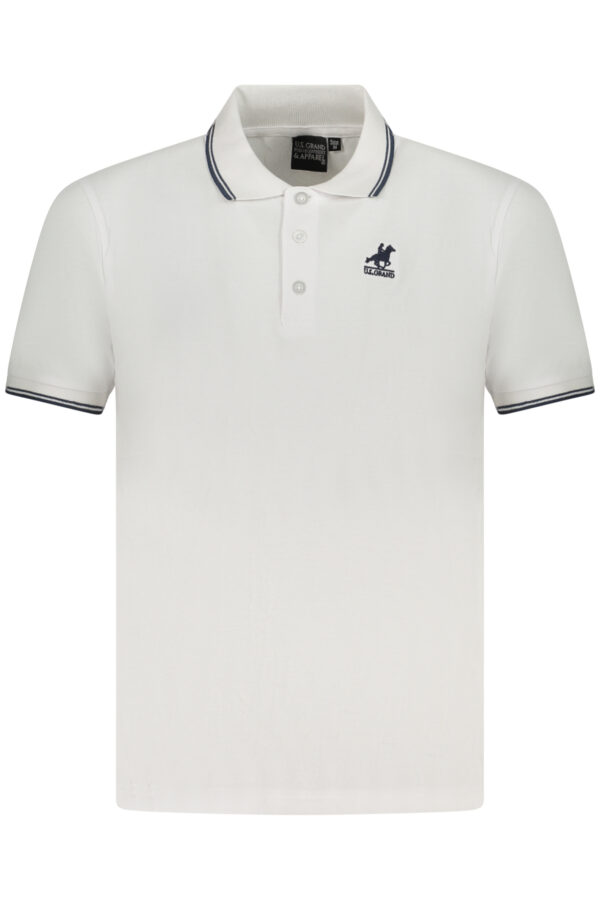 U.S. GRAND POLO POLO MANICHE CORTE UOMO BIANCO