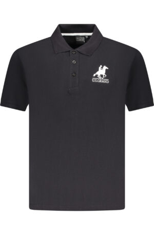 U.S. GRAND POLO POLO MANICHE CORTE UOMO NERO