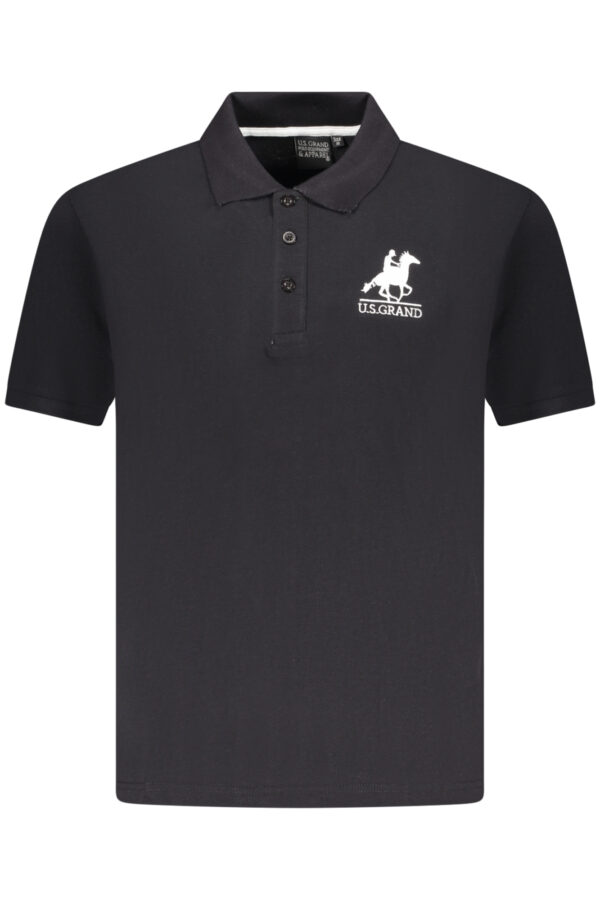 U.S. GRAND POLO POLO MANICHE CORTE UOMO NERO