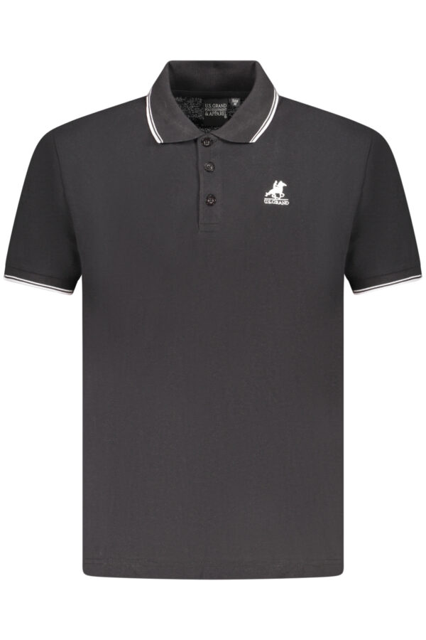 U.S. GRAND POLO POLO MANICHE CORTE UOMO NERO