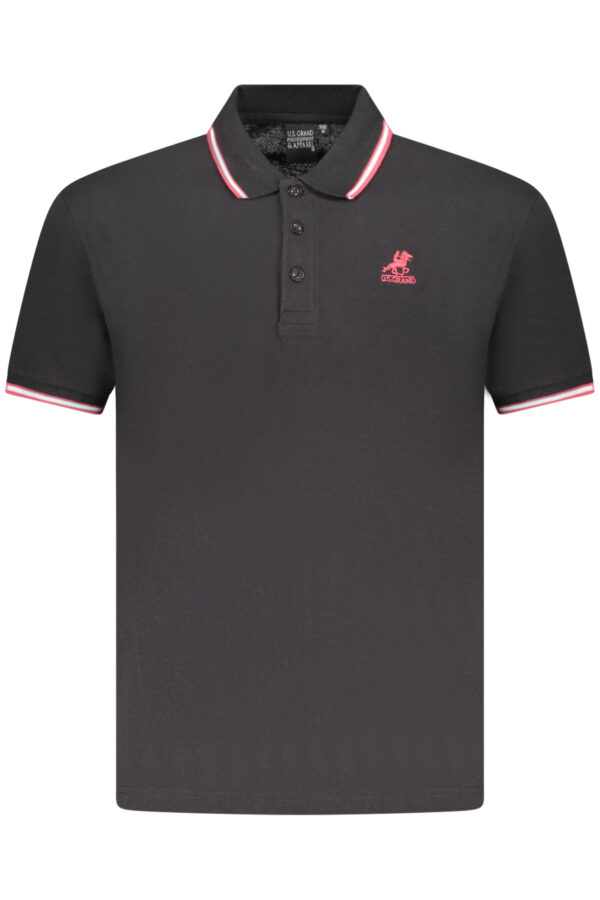 U.S. GRAND POLO POLO MANICHE CORTE UOMO NERO