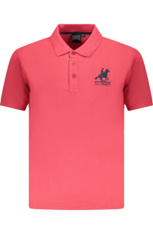 U.S. GRAND POLO POLO MANICHE CORTE UOMO ROSSO