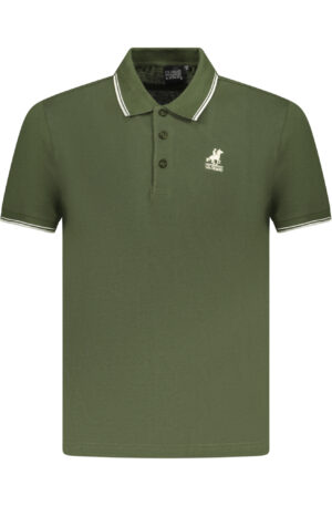 U.S. GRAND POLO POLO MANICHE CORTE UOMO VERDE