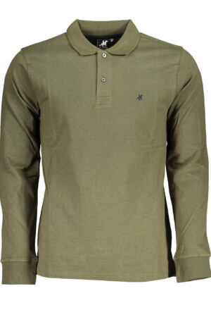 U.S. GRAND POLO POLO MANICHE LUNGHE UOMO VERDE