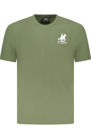 U.S. GRAND POLO T-SHIRT MANICHE CORTE UOMO VERDE