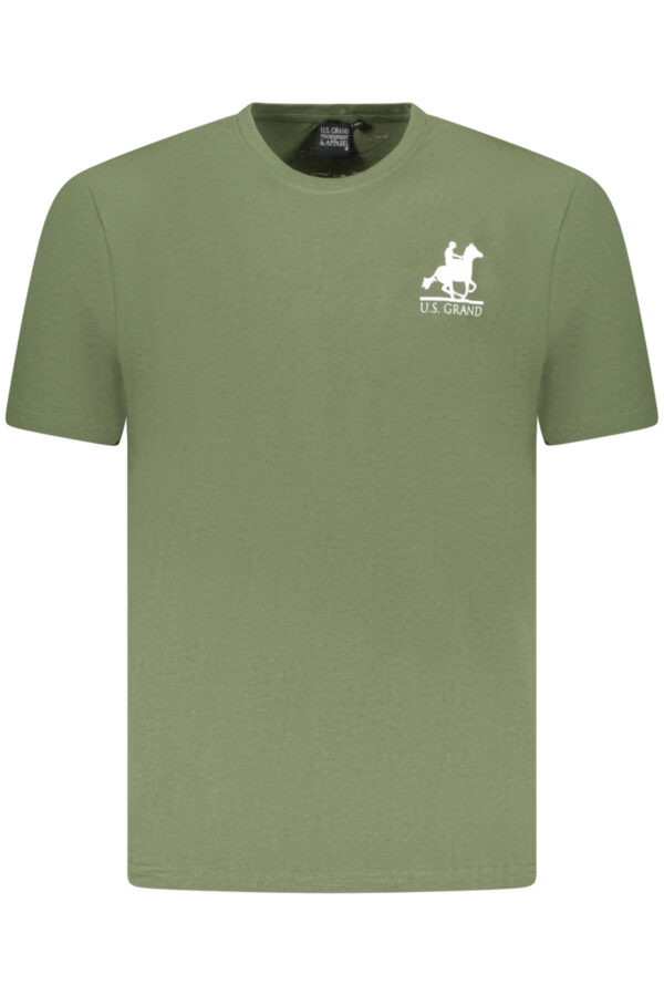 U.S. GRAND POLO T-SHIRT MANICHE CORTE UOMO VERDE