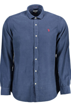 U.S. POLO CAMICIA MANICHE LUNGHE UOMO BLU
