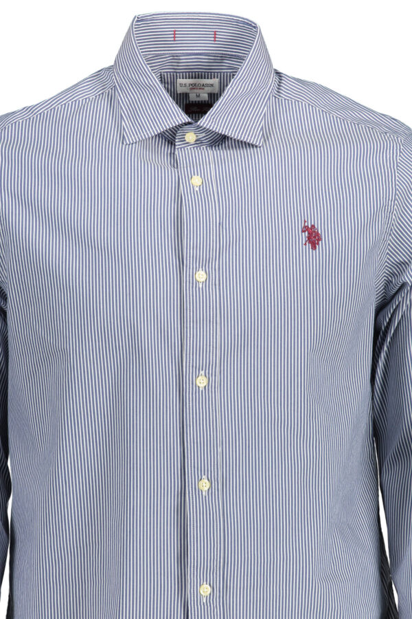 U.S. POLO CAMICIA MANICHE LUNGHE UOMO BLU - immagine 2