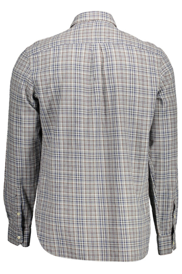U.S. POLO CAMICIA MANICHE LUNGHE UOMO GRIGIO - immagine 2