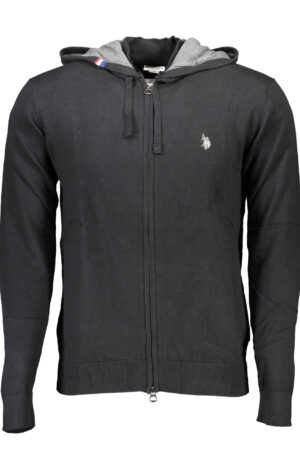 U.S. POLO CARDIGAN UOMO NERO