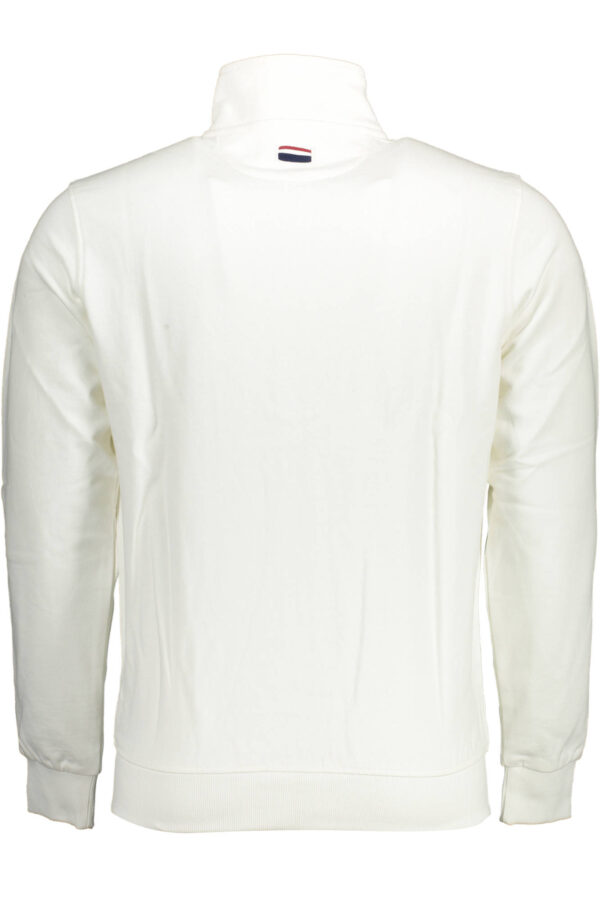U.S. POLO FELPA CON ZIP UOMO BIANCO - immagine 2