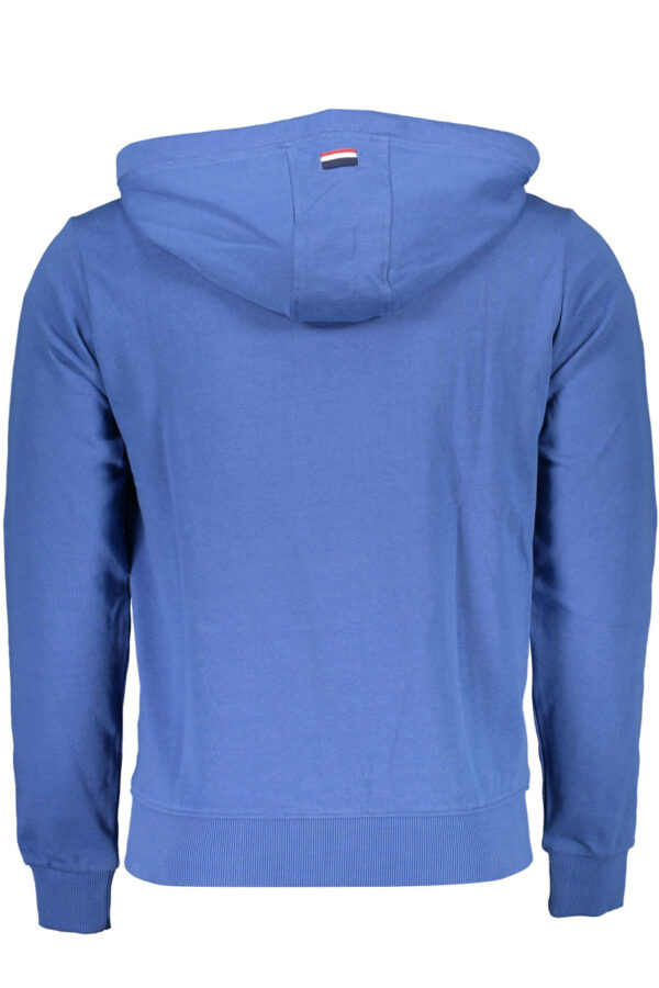 U.S. POLO FELPA CON ZIP UOMO BLU - immagine 2