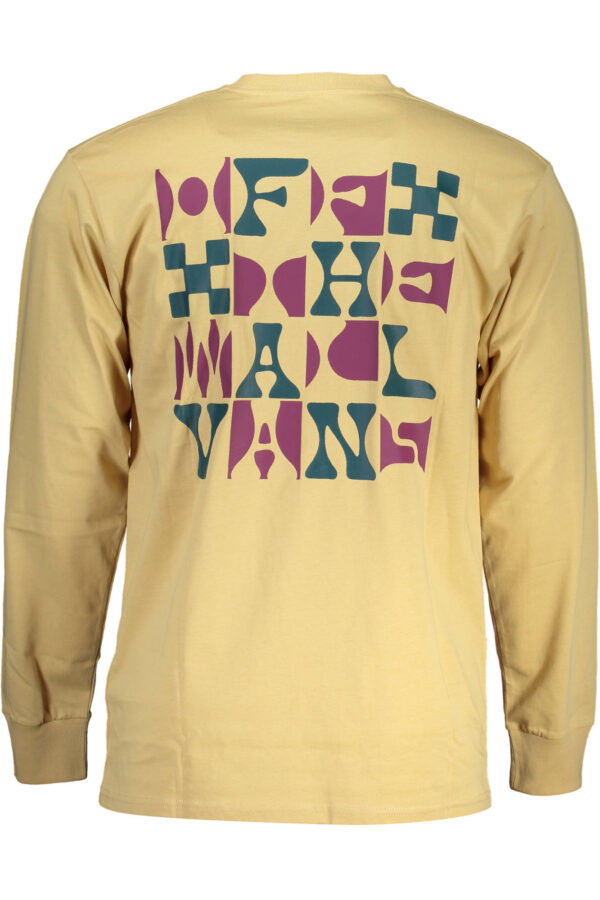 VANS T-SHIRT MANICHE LUNGHE UOMO BEIGE - immagine 2