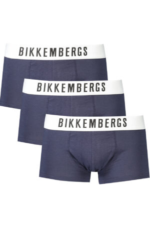 BIKKEMBERGS BOXER UOMO BLU