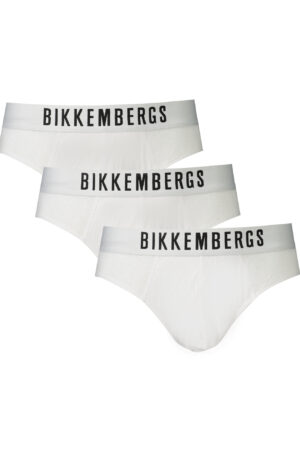 BIKKEMBERGS SLIP UOMO BIANCO