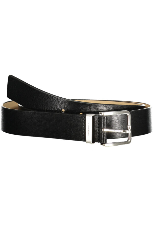 CALVIN KLEIN CINTURA IN PELLE UOMO NERO