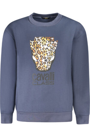 CAVALLI CLASS FELPA SENZA ZIP DONNA BLU