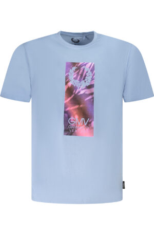 GIAN MARCO VENTURI T-SHIRT MANICHE CORTE UOMO AZZURRO