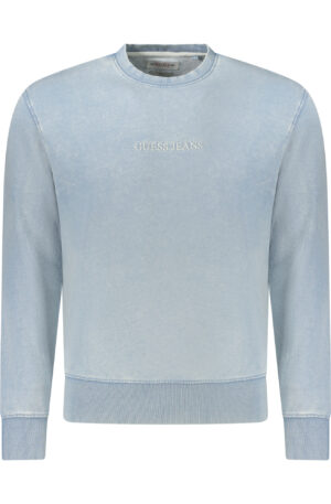 GUESS JEANS FELPA SENZA ZIP UOMO AZZURRO