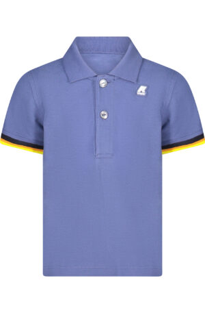 K-WAY POLO MANICHE CORTE BAMBINO BLU