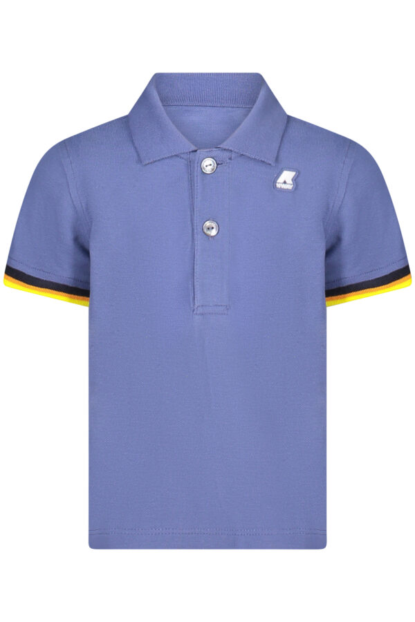 K-WAY POLO MANICHE CORTE BAMBINO BLU