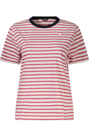 K-WAY T-SHIRT MANICHE CORTE DONNA ROSA