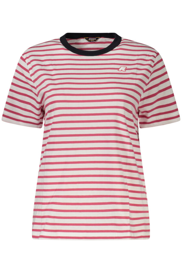 K-WAY T-SHIRT MANICHE CORTE DONNA ROSA
