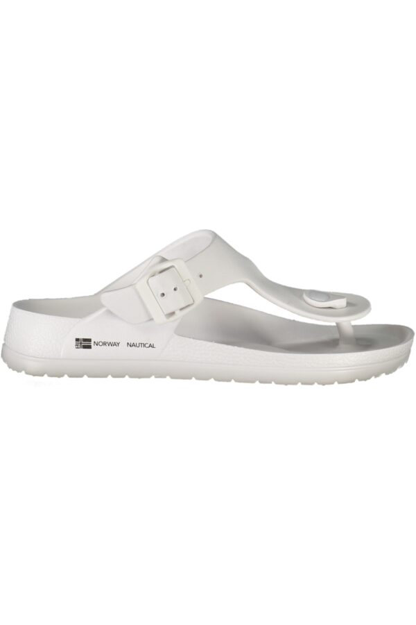 NORWAY 1963 CALZATURA CIABATTA DONNA BIANCO