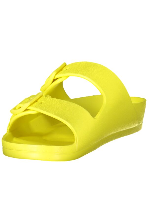 NORWAY 1963 CALZATURA CIABATTA DONNA GIALLO - immagine 3