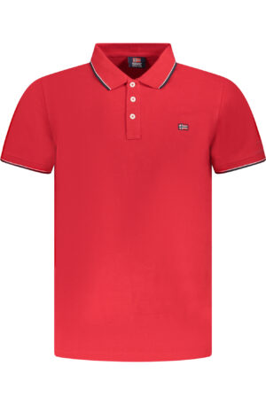NORWAY 1963 POLO MANICHE CORTE UOMO ROSSO