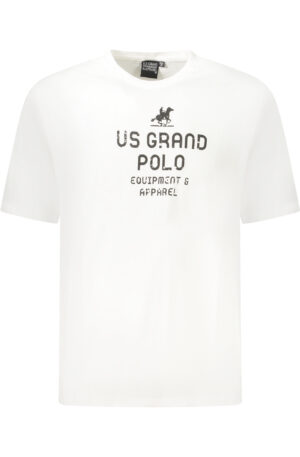 U.S. GRAND POLO T-SHIRT MANICHE CORTE UOMO BIANCO