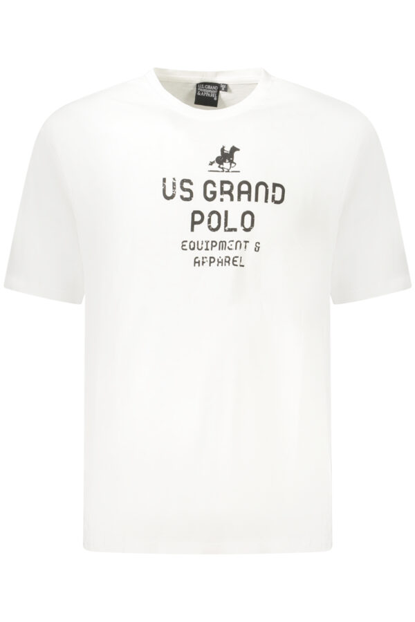 U.S. GRAND POLO T-SHIRT MANICHE CORTE UOMO BIANCO