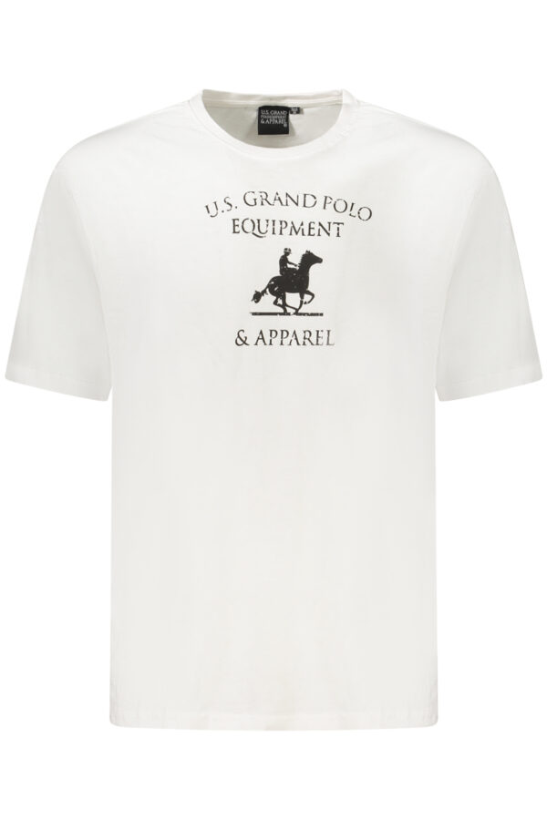 U.S. GRAND POLO T-SHIRT MANICHE CORTE UOMO BIANCO