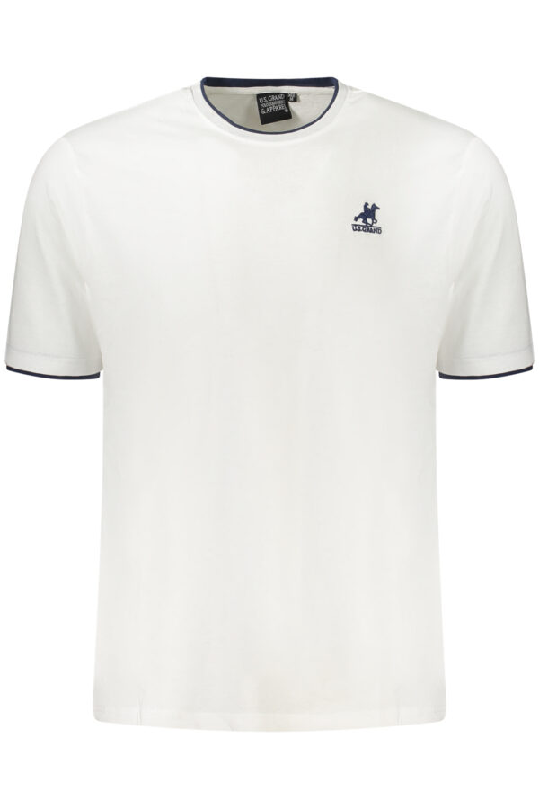 U.S. GRAND POLO T-SHIRT MANICHE CORTE UOMO BIANCO