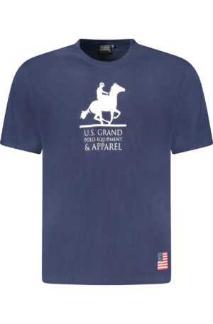 U.S. GRAND POLO T-SHIRT MANICHE CORTE UOMO BLU